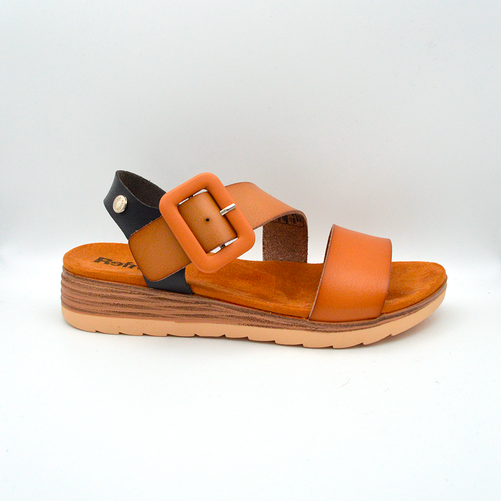 Refresh | Sandalo platform caramello