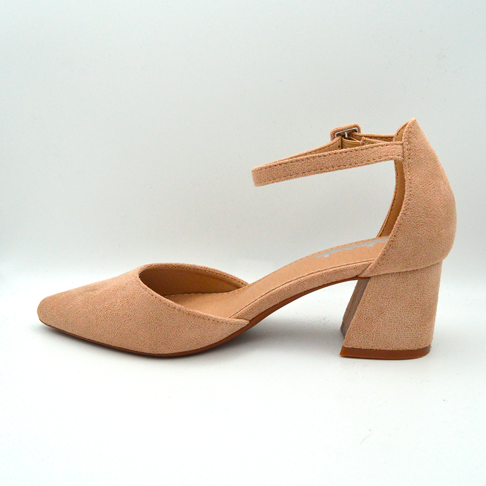 Refresh | Sandalo slingback beige con tacco
