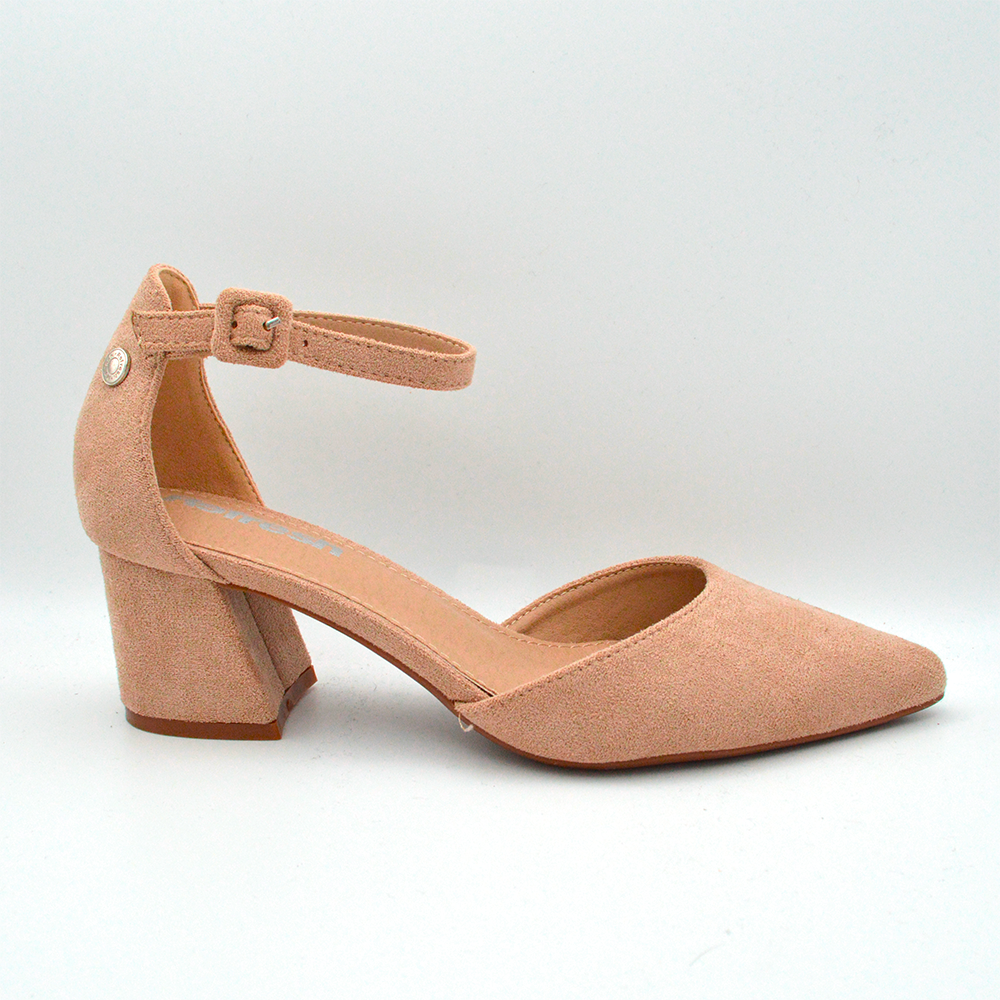 Refresh | Sandalo slingback beige con tacco