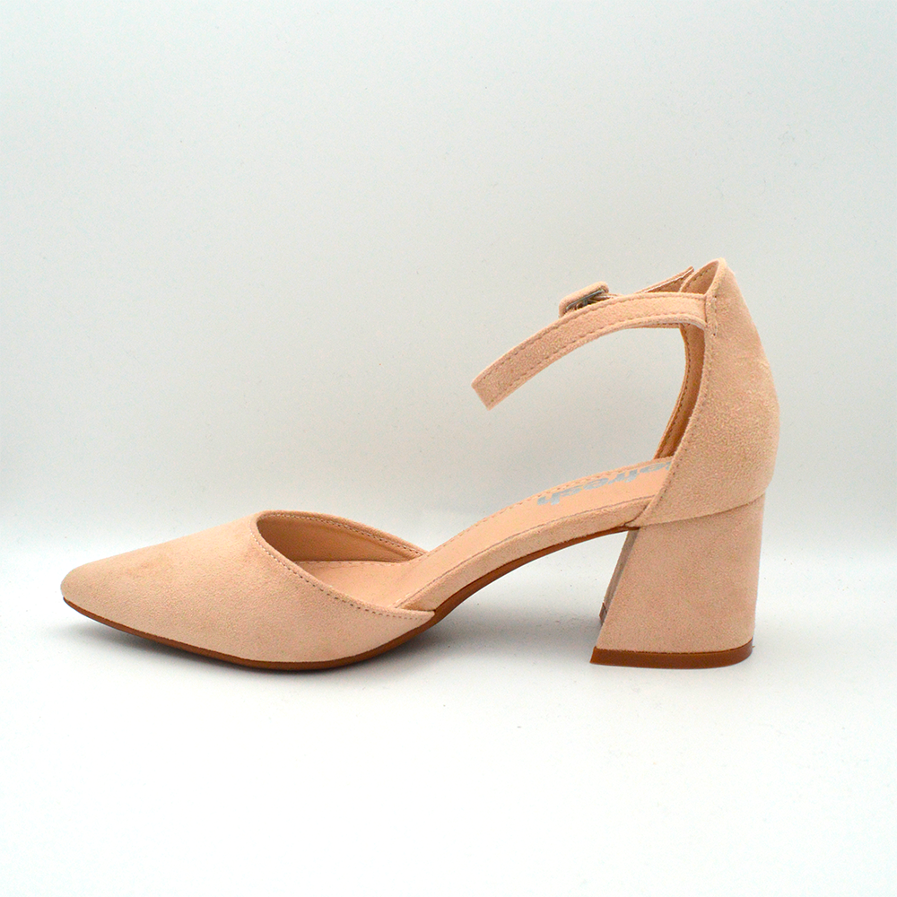 Refresh | Sandalo slingback cipria con tacco