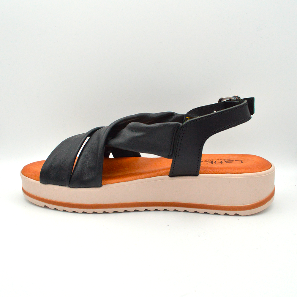 Latika | Sandalo platform nero