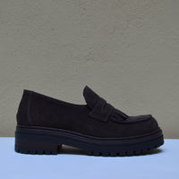 La Pregiata – Mocassino Chunky con Frange e Suola Carrarmato