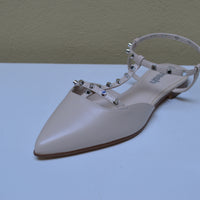 Refresh Ballerina Rock-Chic con Borchie e Design T-Strap