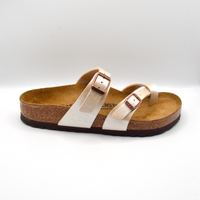 Birkenstock | Sandalo oro con incrocio