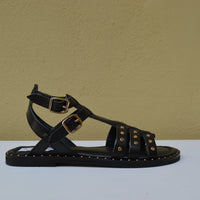 Sandalo Gladiator Grünland con Borchie – Spirito Rock e Comfort Senza Tempo