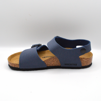 Birkenstock | Sandalo blu con cinturino