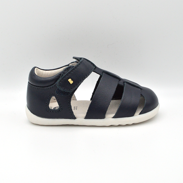 Bobux | Sandalo baby in pelle blu navy