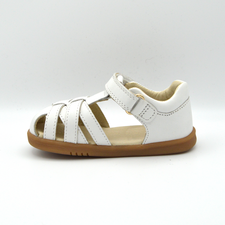 Bobux | Sandalo bianco in pelle