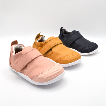 Bobux | Sneaker con velcro in pelle