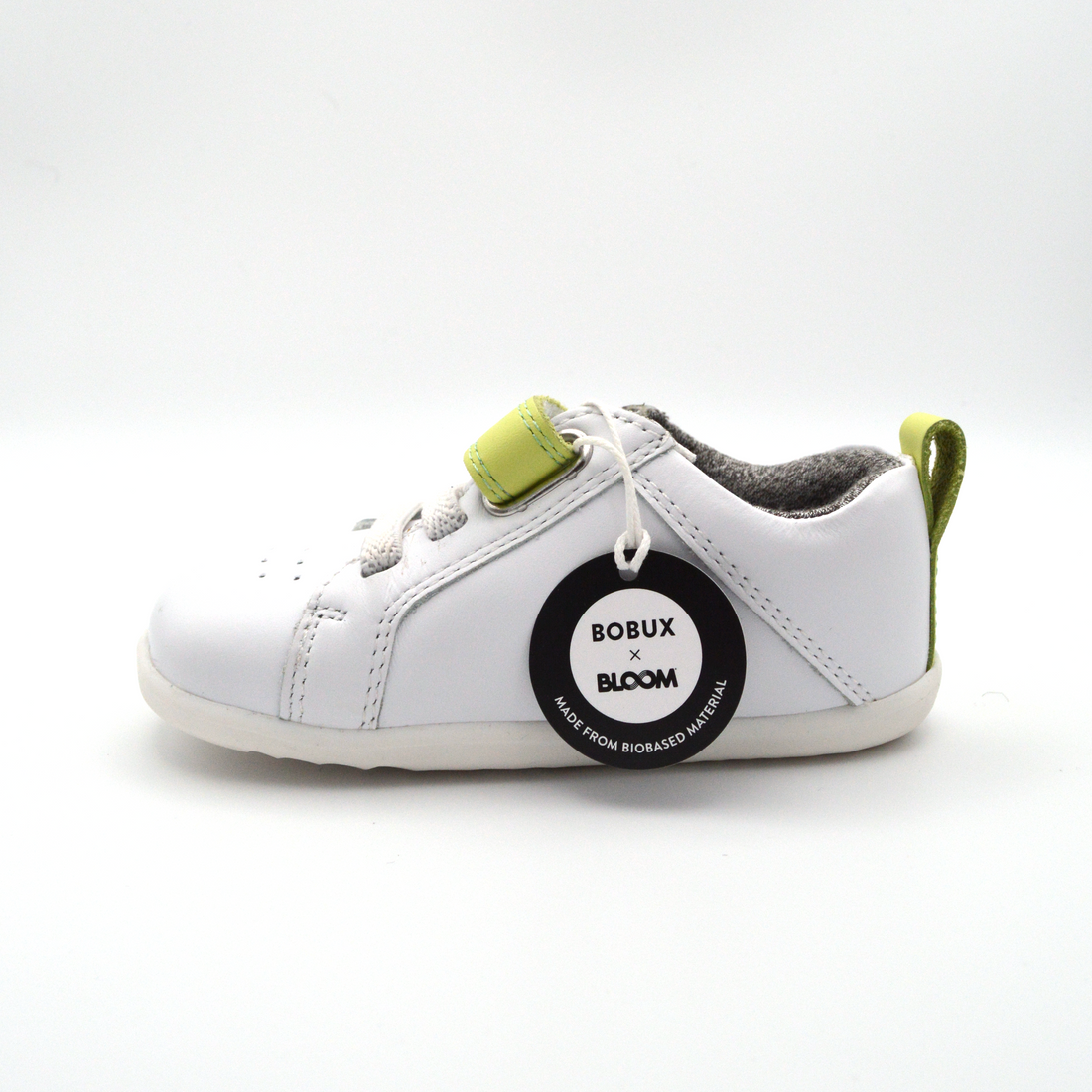 Bobux | Sneaker baby bianca con velcro