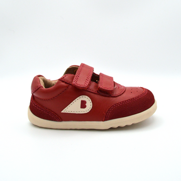 Bobux | Sneaker baby rossa con velcro