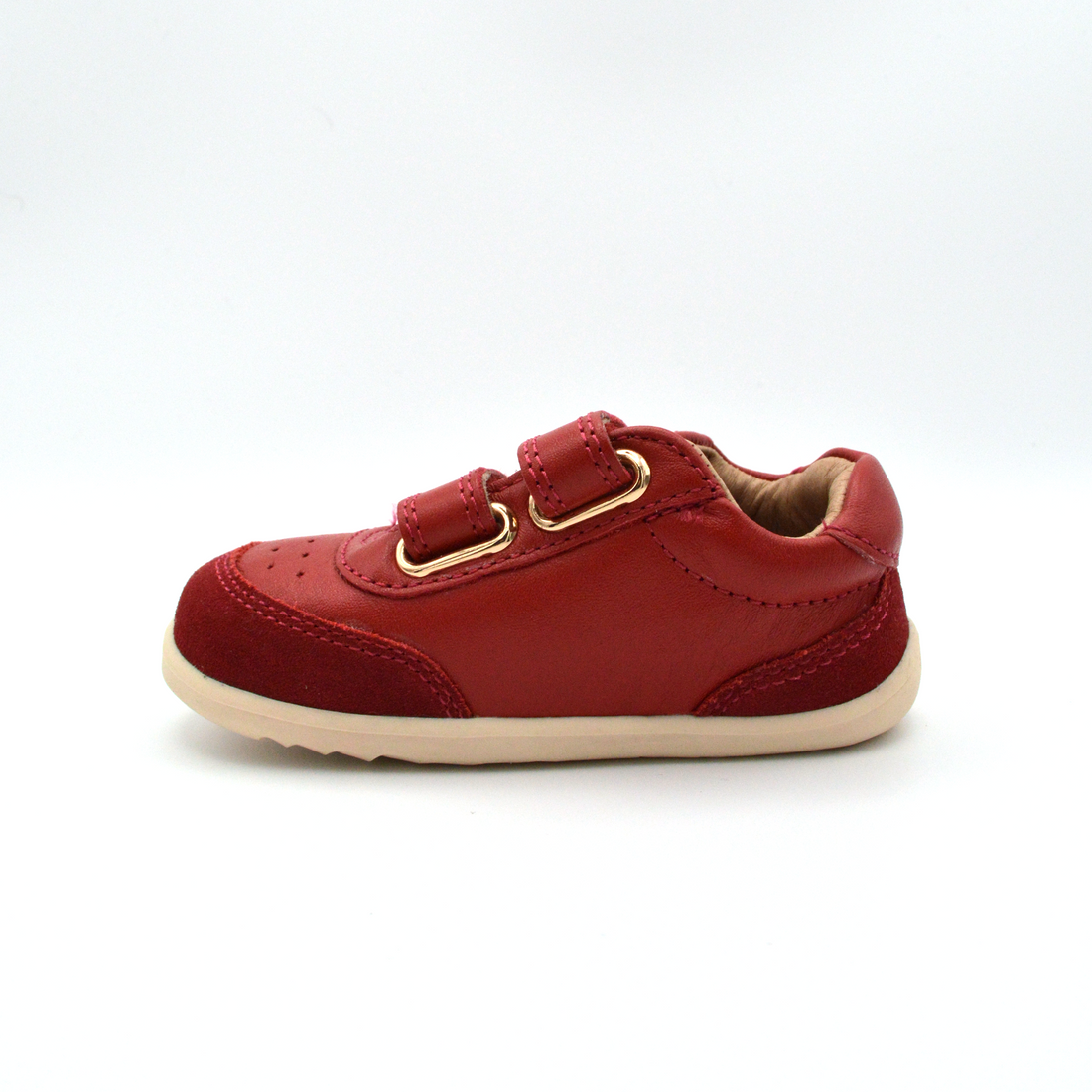 Bobux | Sneaker baby rossa con velcro