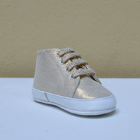 Scarpina da Culla Glitter Gold - Babychic