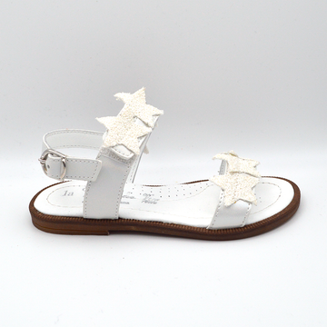 La Pregiata | Sandalo in pelle bianco