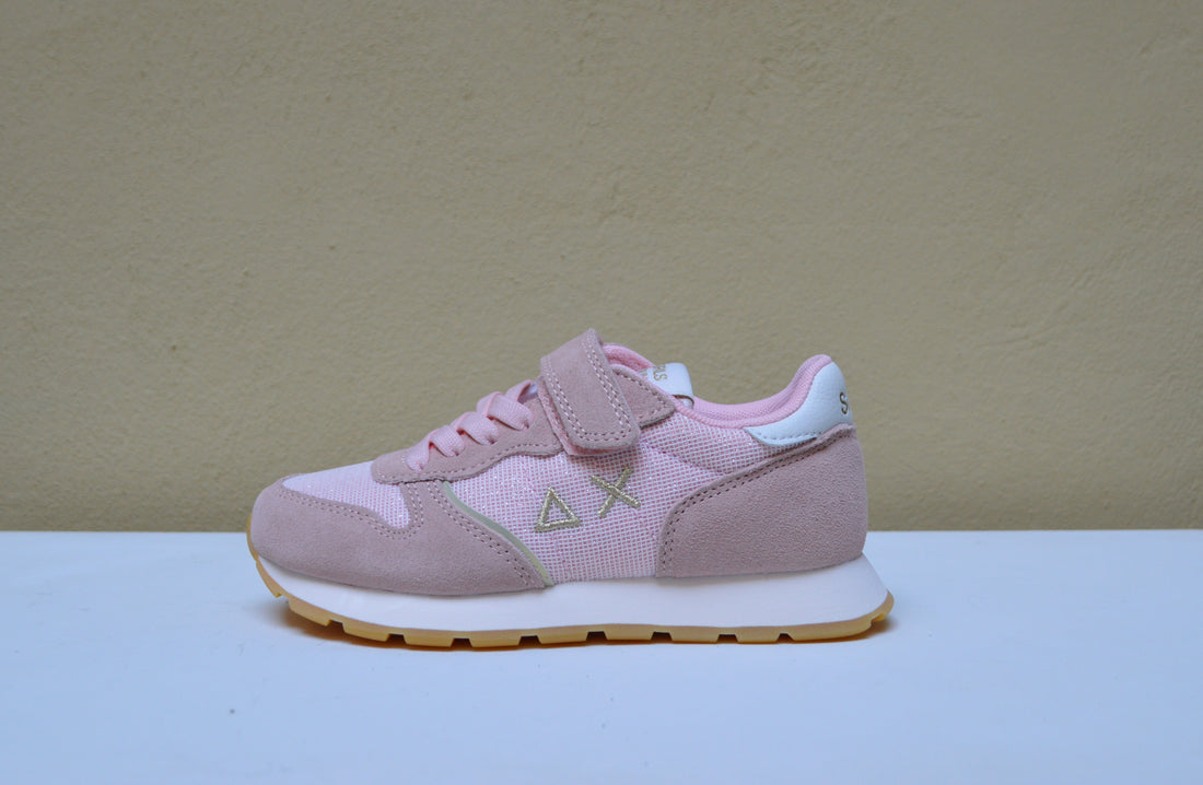 Sun68 - Sneaker Rosa Cipria e Glitter