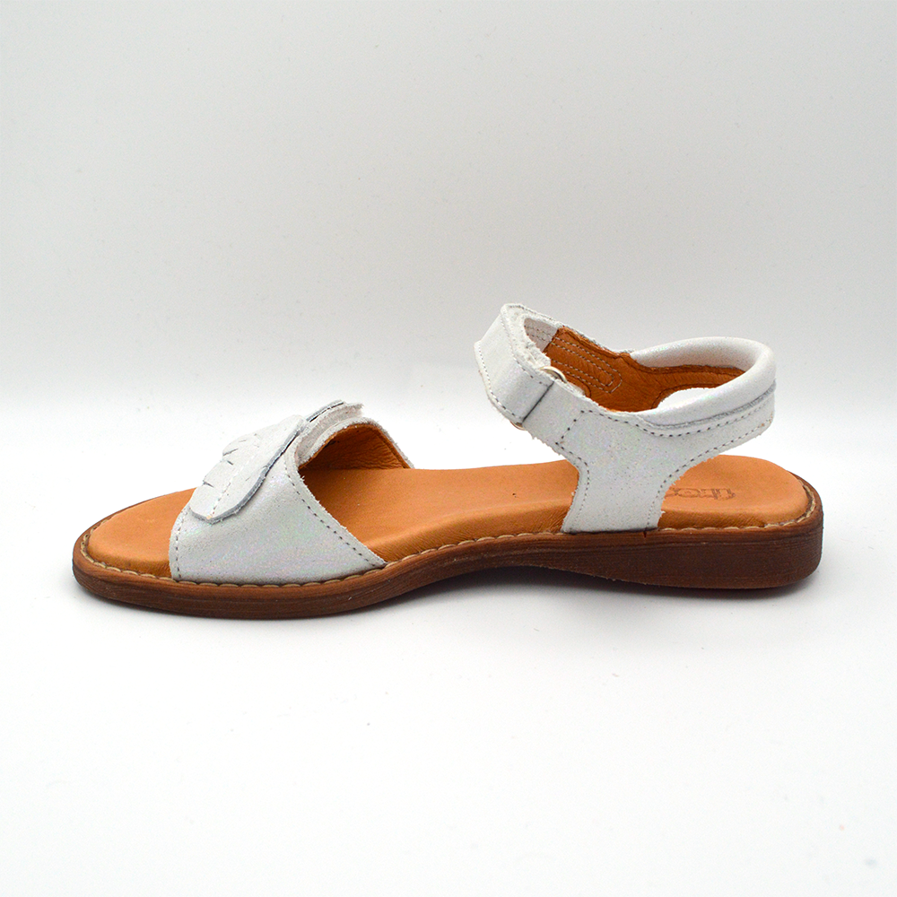 Froddo | Sandalo in pelle bianco con glitter