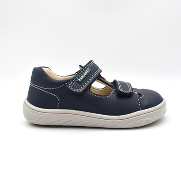 Pablosky | Sandalo in pelle con doppio velcro