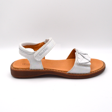 Froddo | Sandalo in pelle bianco con glitter