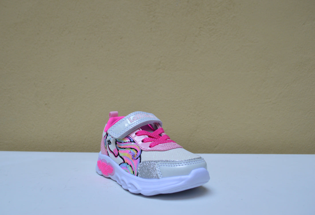 Lelly Kelly Unicorn Light - Sneaker con Luci e Unicorno in Paillettes