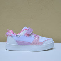 Lelly Kelly Braccialetto - Sneaker Bianca e Rosa Glitter