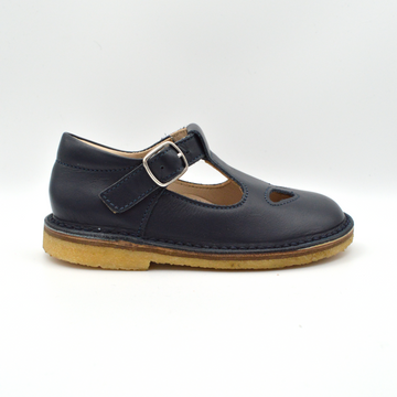 Mobi Dick | Sandalo in pelle blu navy con cinturino