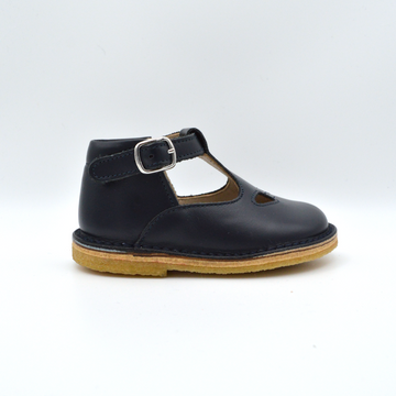 Mobi Dick | Sandaletto in pelle blu navy con cinturino