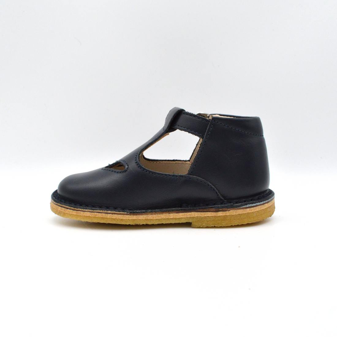 Mobi Dick | Sandaletto in pelle blu navy con cinturino