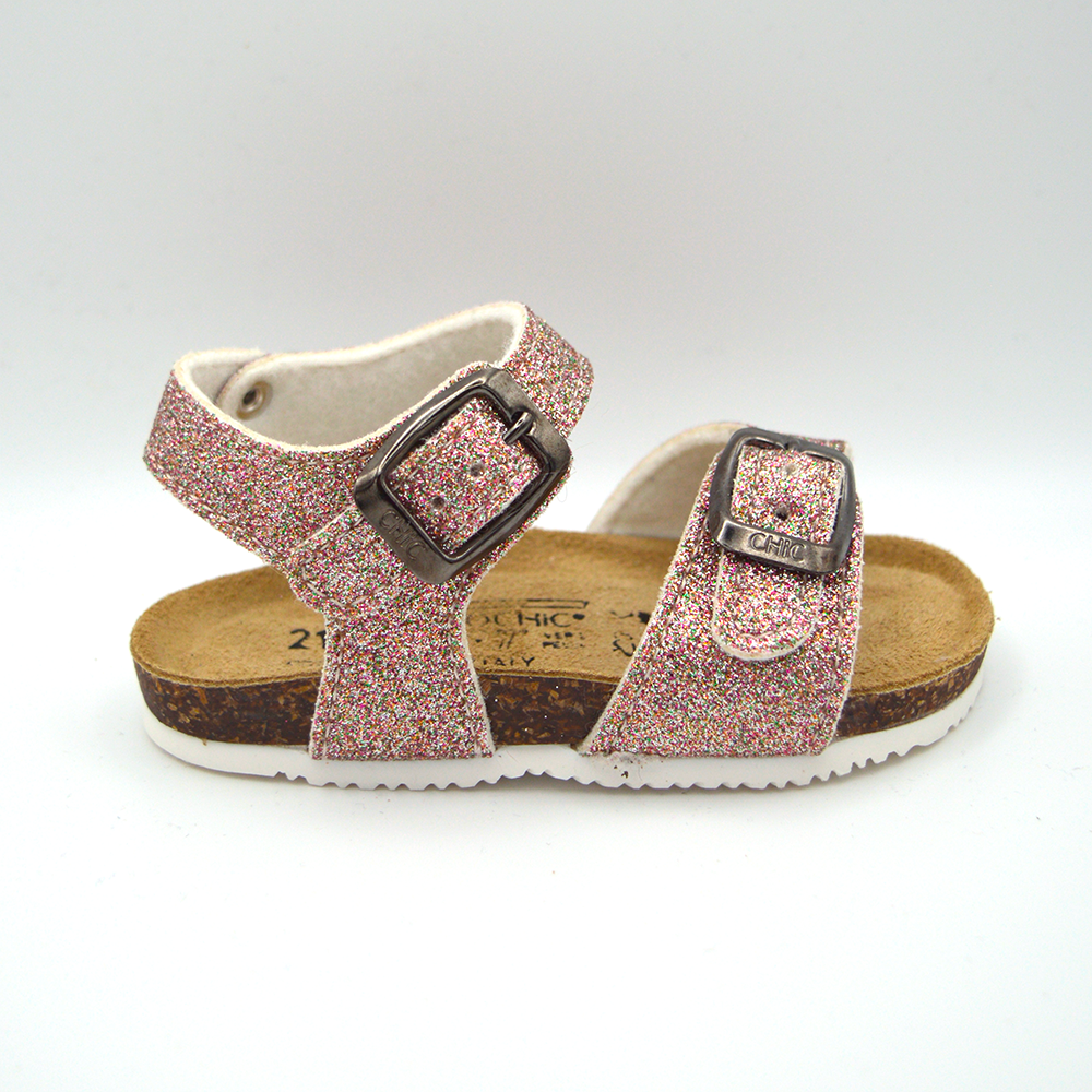 Biochic | Sandalo rosa glitter