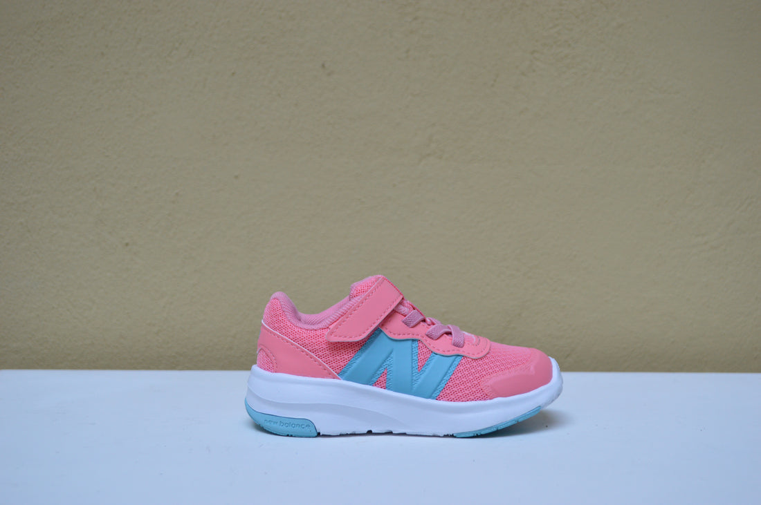 New Balance - Sneaker Rosa e Turchese con Strappo