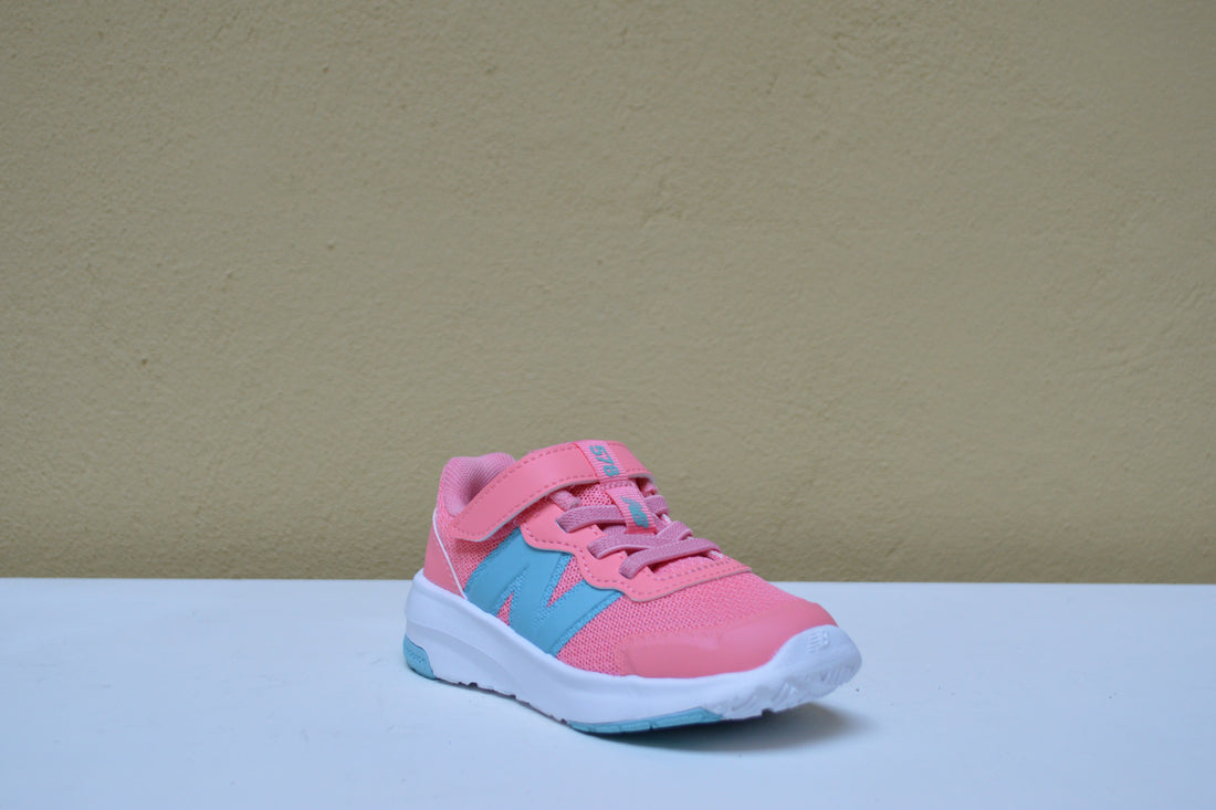 New Balance - Sneaker Rosa e Turchese con Strappo