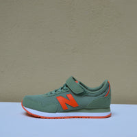 New Balance - Sneaker Verde Oliva e Arancio