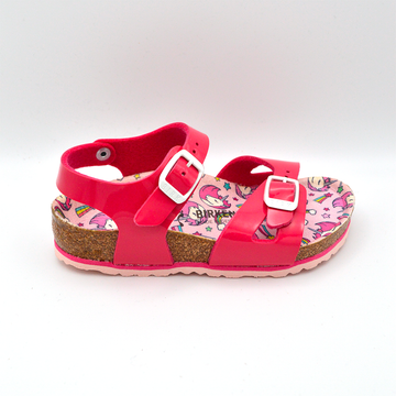 Birkenstock | Sandalo rosa con unicorni