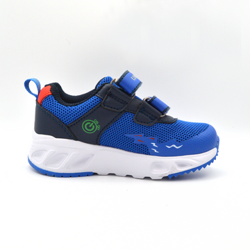 Lumberjack | Sneaker blu con dinosauro