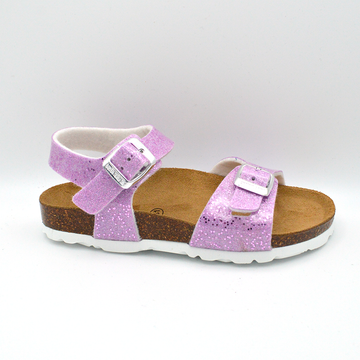 Grünland | Sandalo lilla con glitter