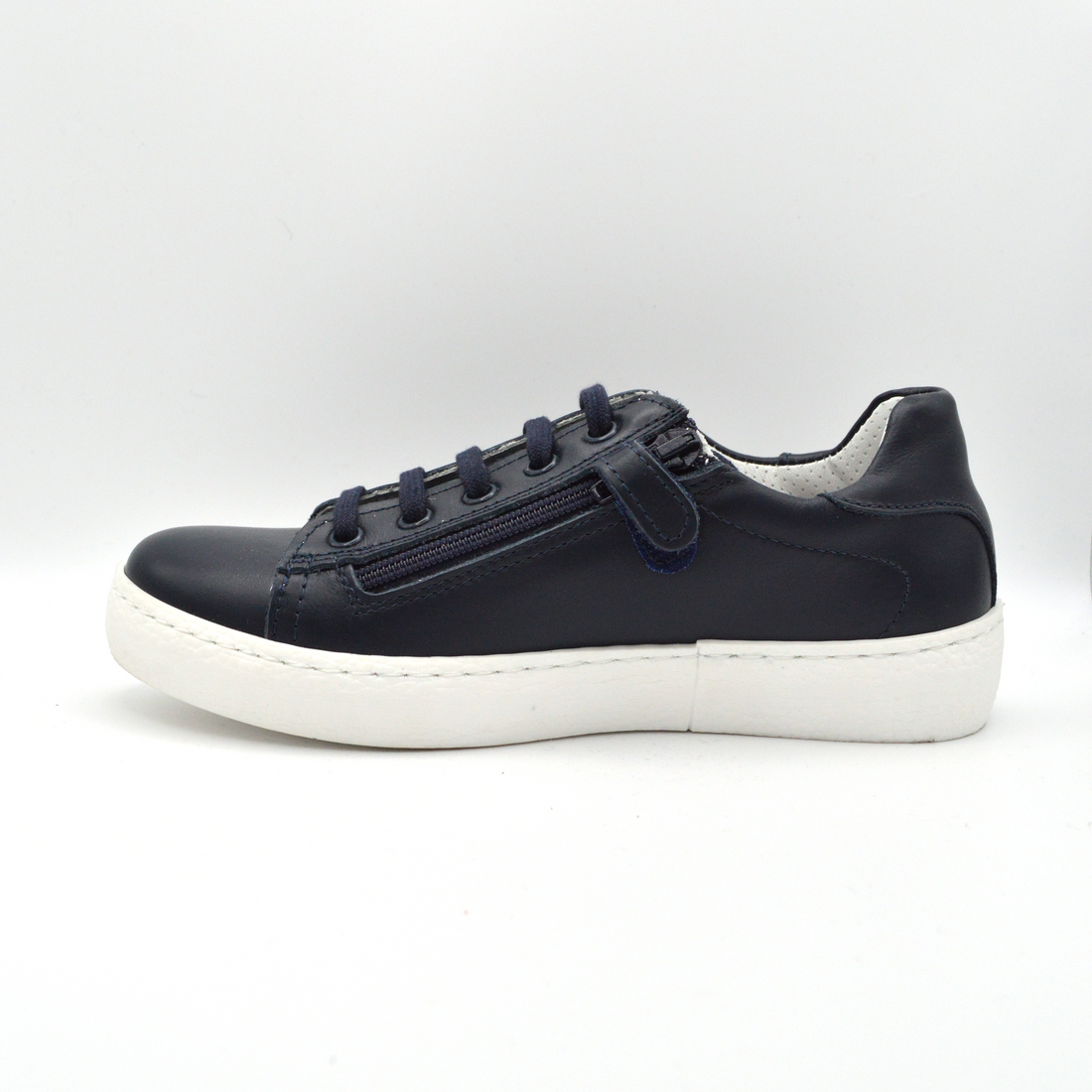 Mobi Dick | Sneaker pelle blu