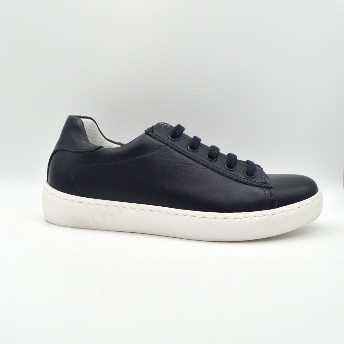 Mobi Dick | Sneaker pelle blu