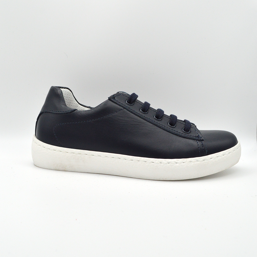 Mobi Dick | Sneaker pelle blu