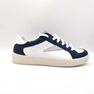 Mobi Dick | Sneaker pelle bianca e blu