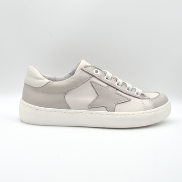 Barque | Sneaker in pelle bianca con stella