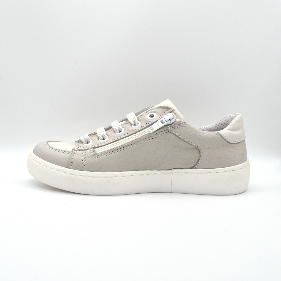 Barque | Sneaker in pelle bianca con stella