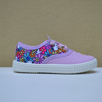 Snoopy, scarpa leggera in tela blu e rosa