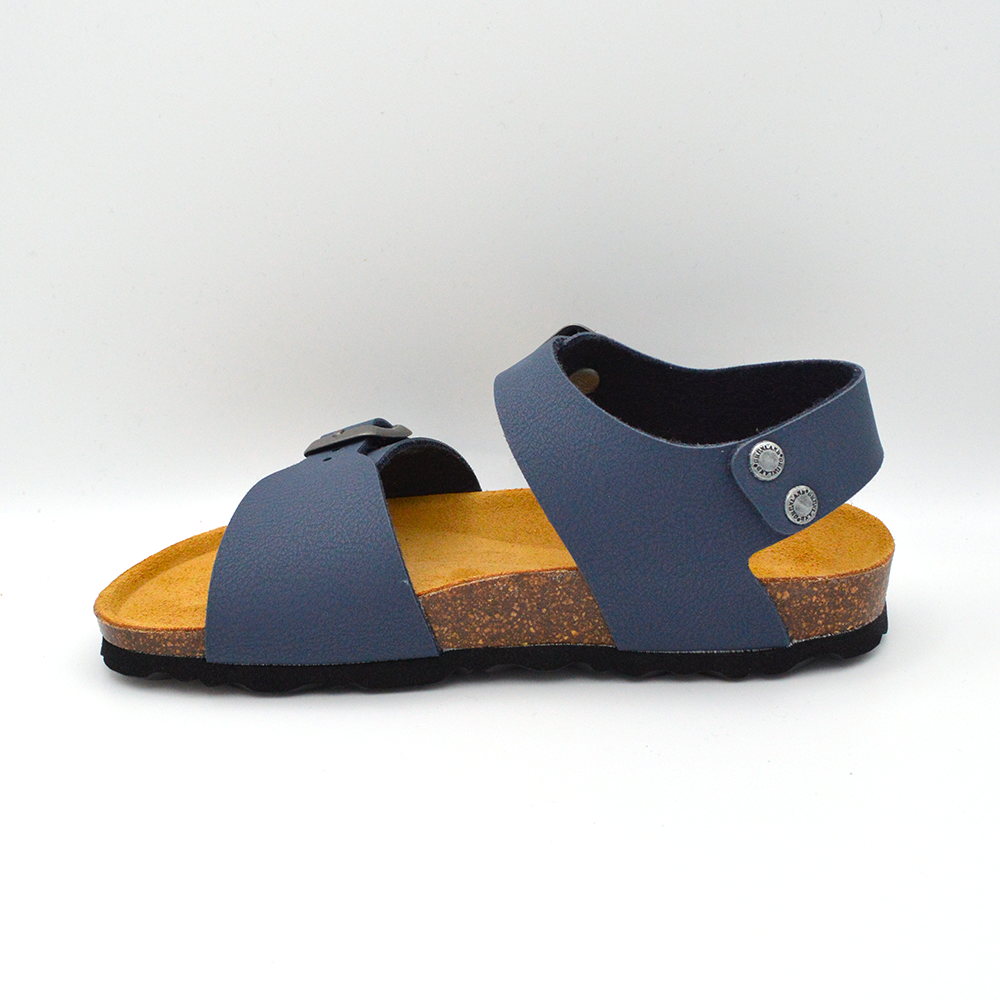 Grünland | Sandalo blu navy con cinturino