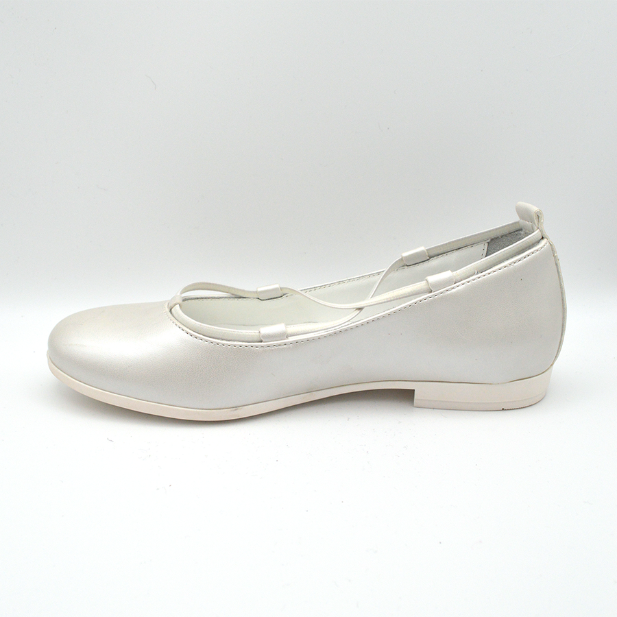 La Pregiata | Ballerina pelle bianca
