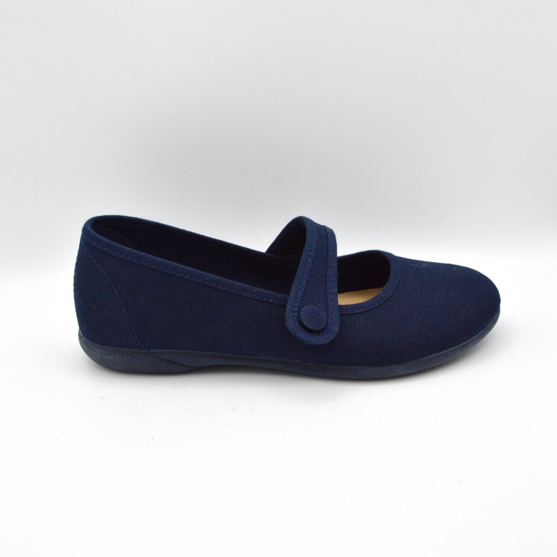 Batilas | Ballerina in tela blu navy