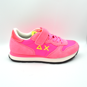 SUN68 | Sneaker rosa fluo lacci e velcro
