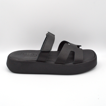 Joann | Sandalo nero platform