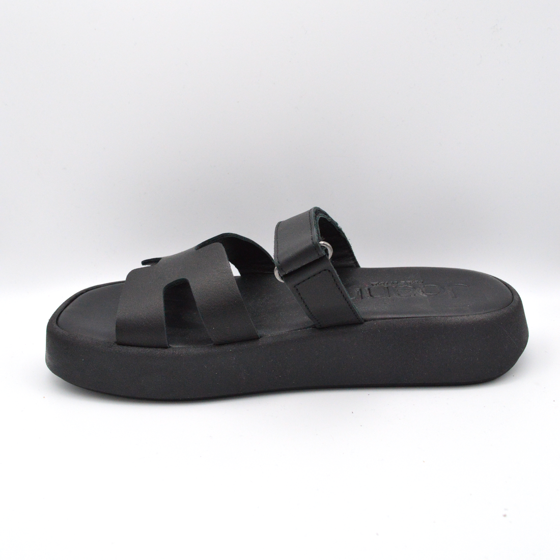 Joann | Sandalo nero platform
