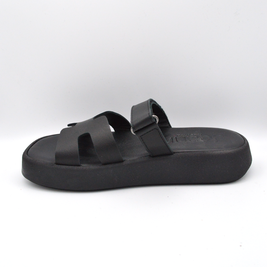 Joann | Sandalo nero platform