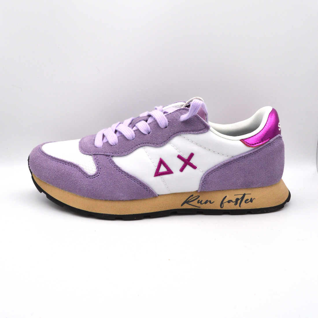 SUN68 | Sneaker lilla con lacci