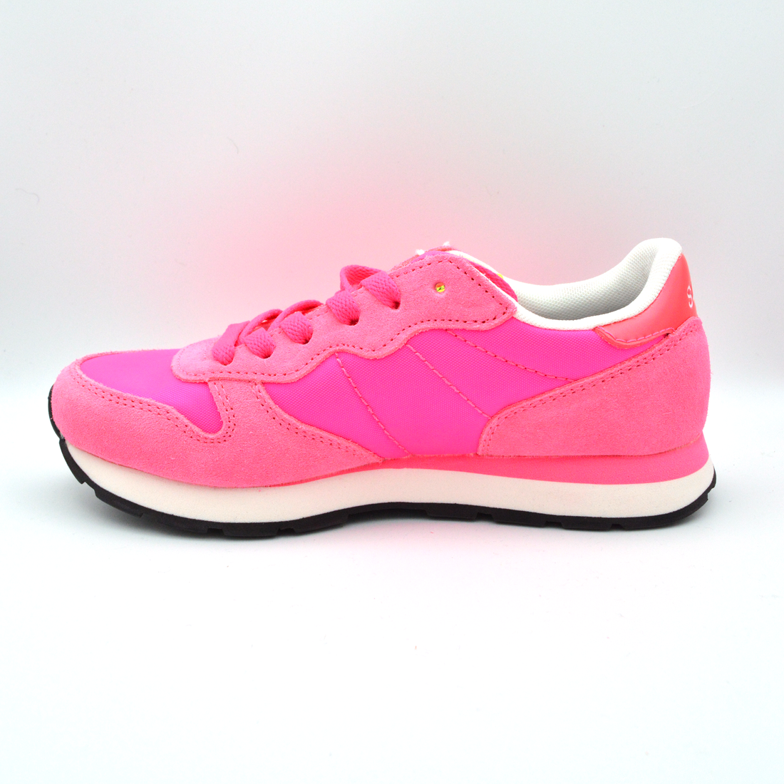 SUN68 | Sneaker rosa fluo con lacci